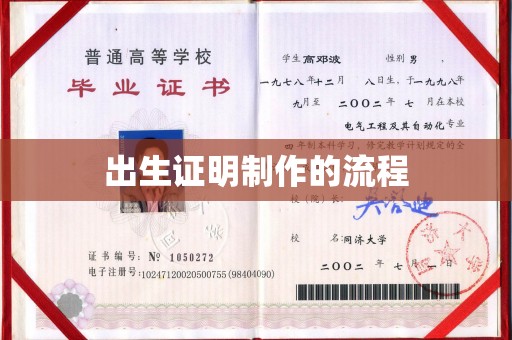 保定出生证明制作的流程